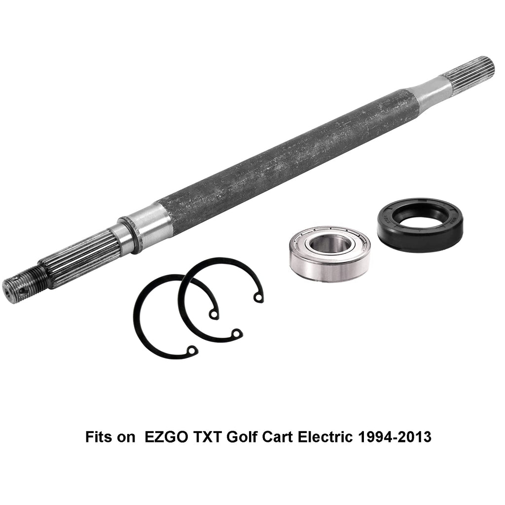 Roykaw Rear Axle Shaft With Bearing Seal Kit For 1994-Up Electric Txt/Medalist, 2005-Up 4/6 Passenger Shuttle, St Express, St Sp