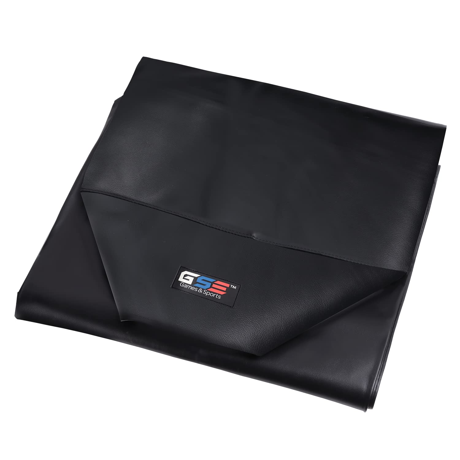Gse 12 Heavy-Duty Leatherette Shuffleboard Table Cover For Shuffleboard Table Accessories(Black)