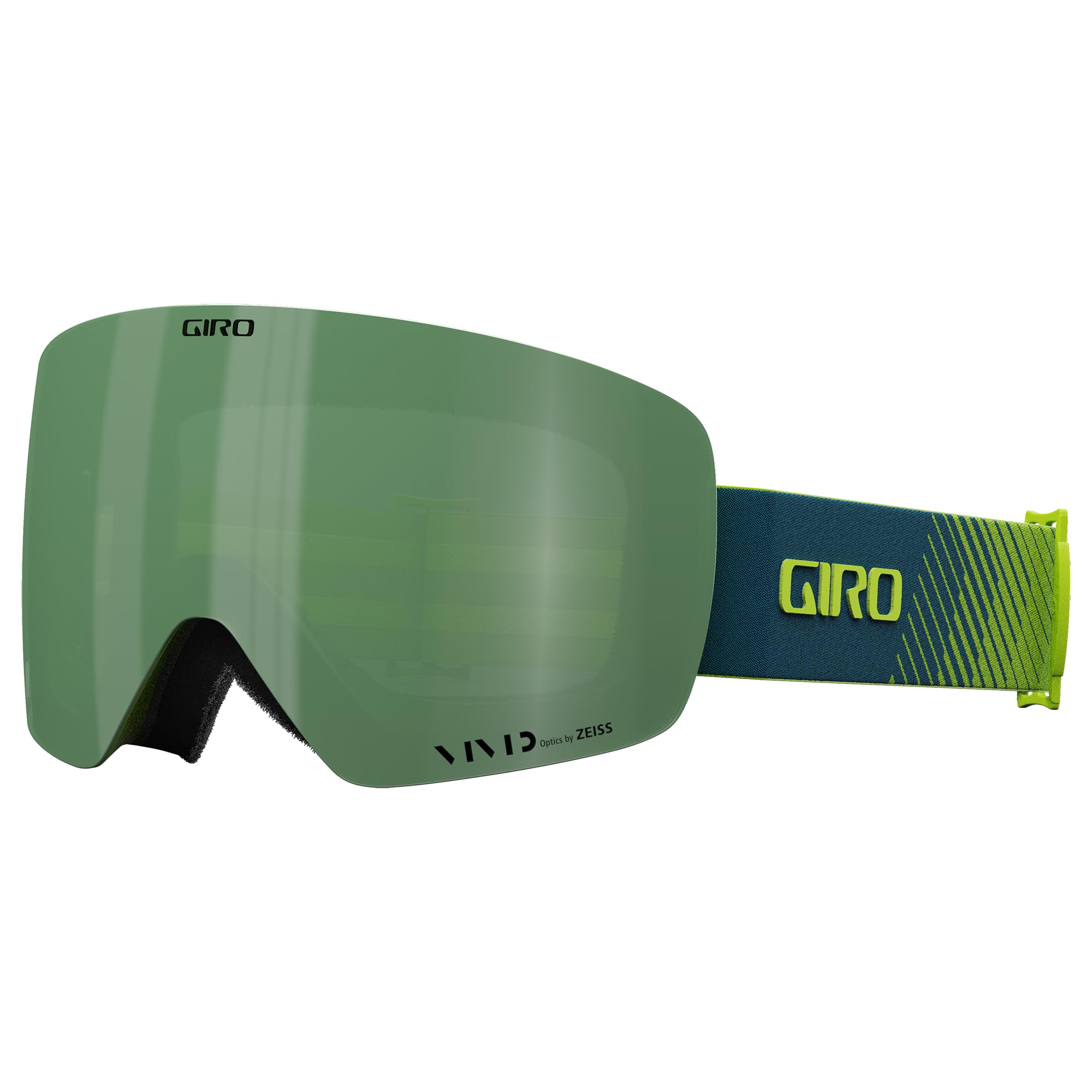 Giro Contour Ski Goggles - Snowboard Goggles for Men & Women - Ano Lime Streaker Strap with VIVID Envy/VIVID Infrared Lenses