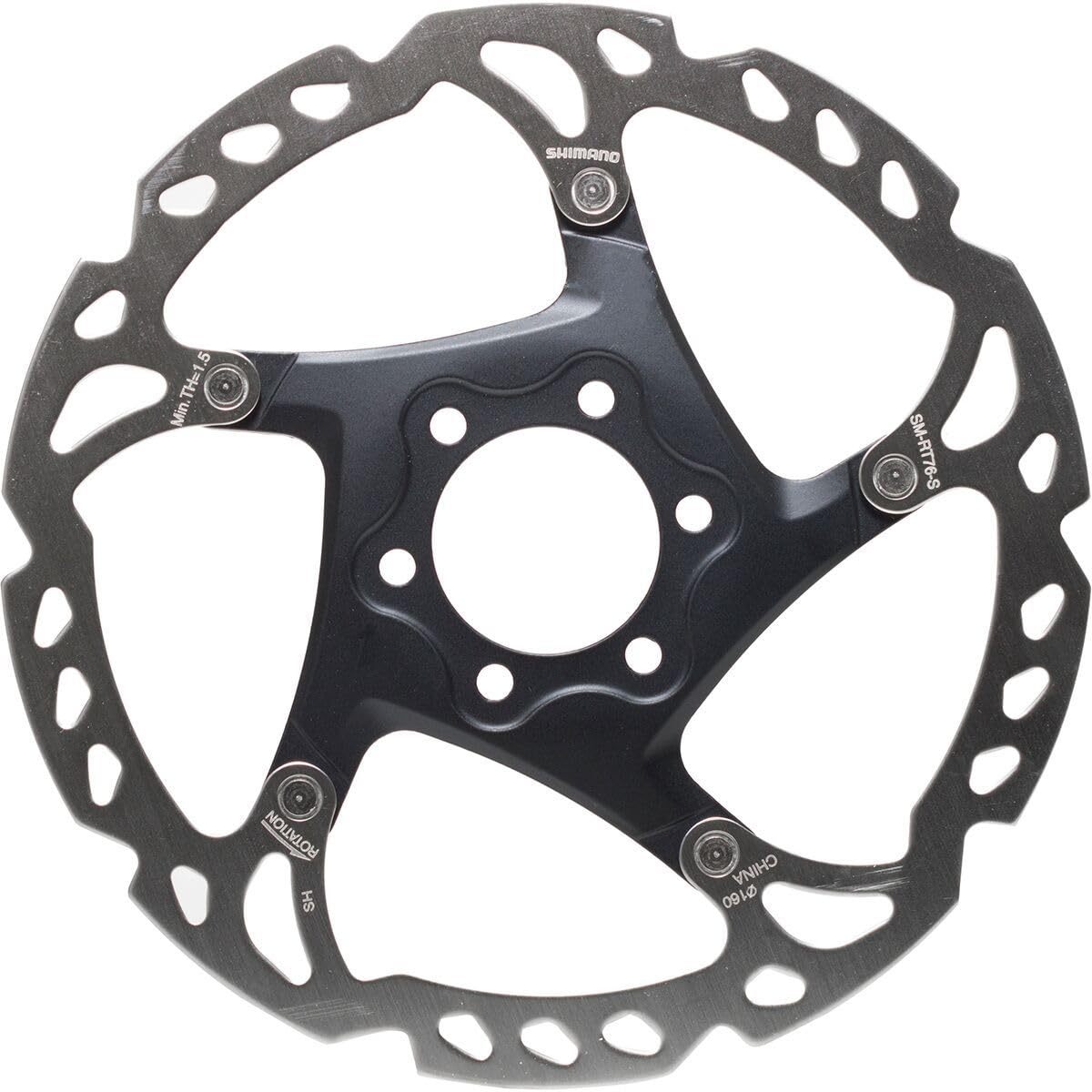 Shimano Sm-Rt76 Rotor - 6 Bolt One Color, 160 Mm