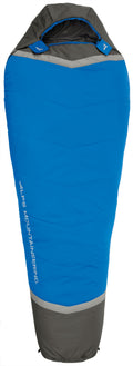 Alps Mountaineering Aura +35 Degree Mummy Sleeping Bag, Long, Blue/Grey