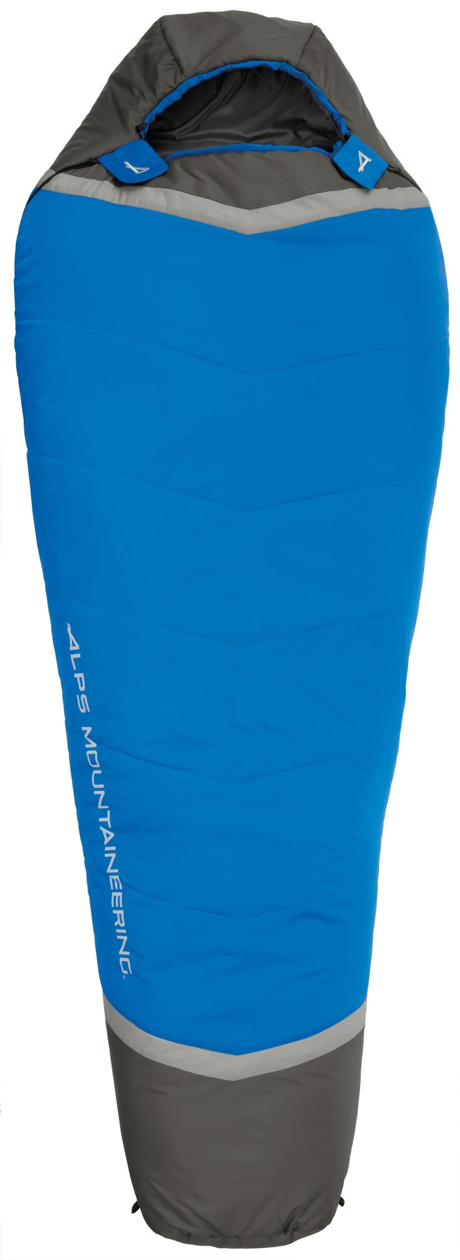 Alps Mountaineering Aura +35 Degree Mummy Sleeping Bag, Long, Blue/Grey