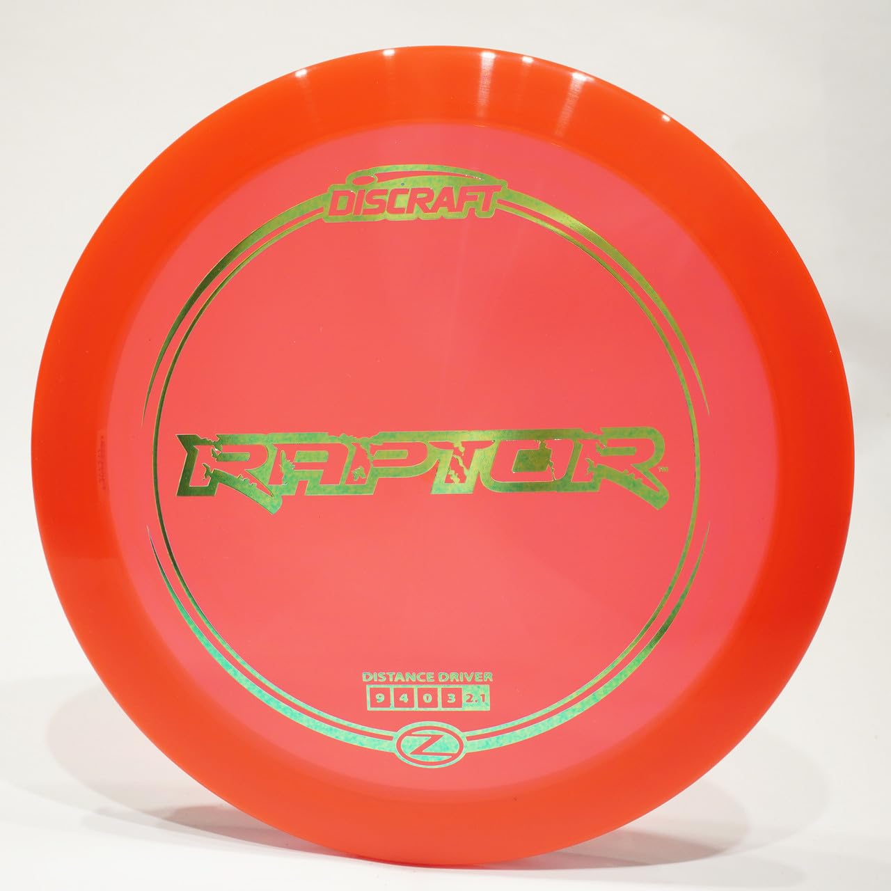 Discraft Raptor (Z Line) Driver Golf Disc, Pick Weight/Color [Stamp & Exact Color May Vary] Orange 173-174 Grams