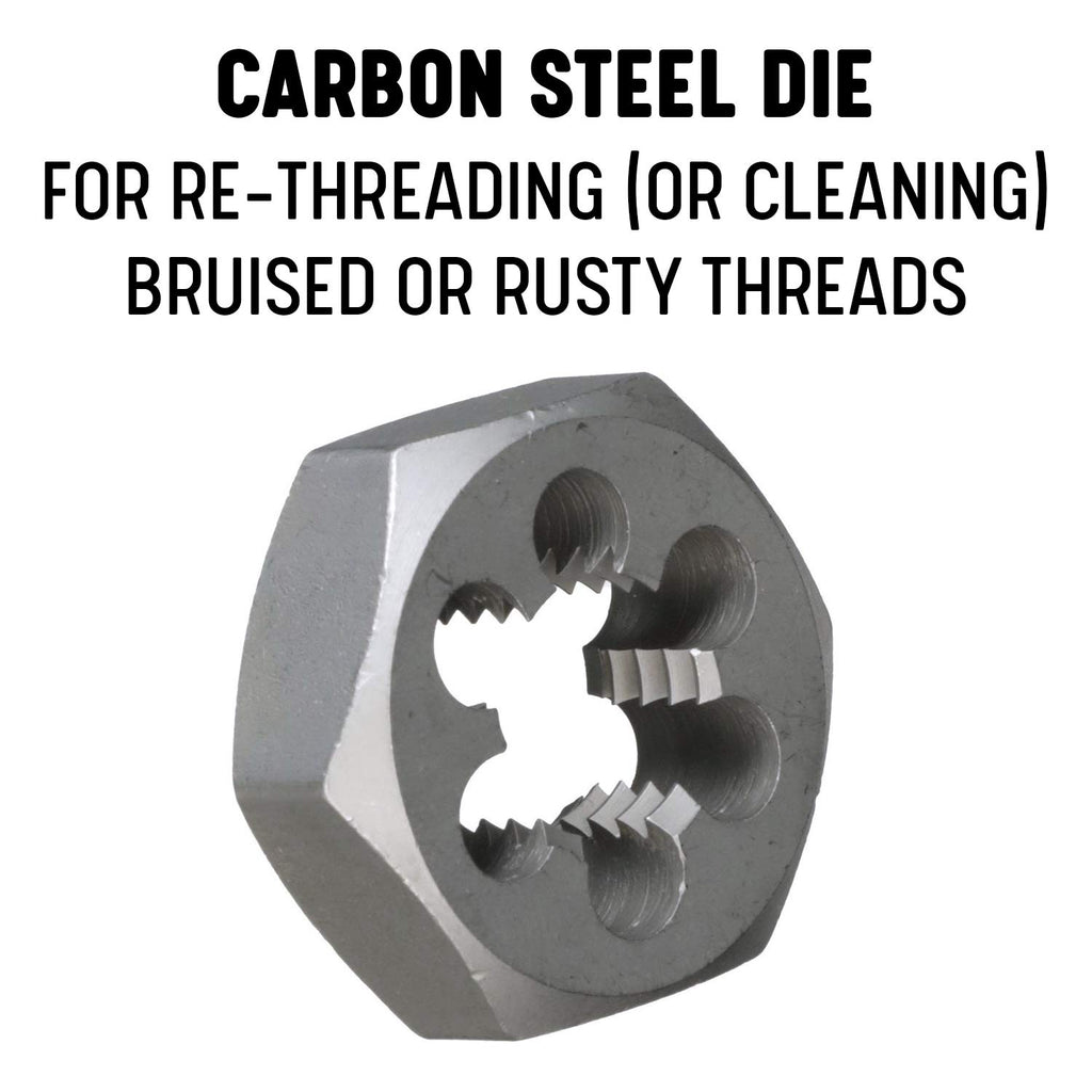 Drill America 2-20 Carbon Steel Hex Die, Dwt Series