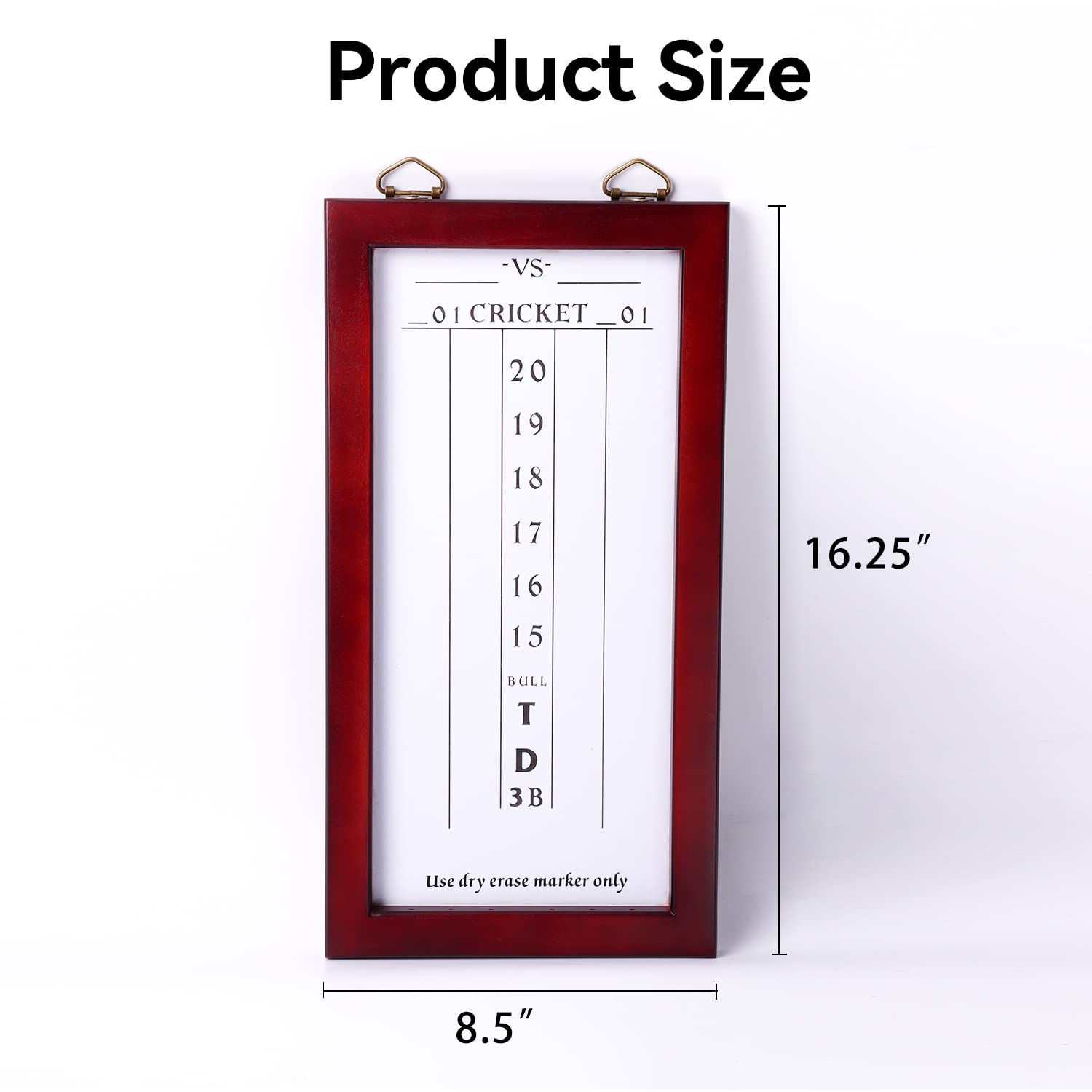Gse Dry-Erase Dart Scoreboard For Dart Board Cricket And 01 Dart Games With Marker (Dry-Erase Scoreboard)