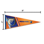 Rico Industries Ncaa Morgan State Bears Primary 12'' X 30'' Felt Wall D  Cor Pennant - Great For Home/Bed Room/Man Cave D  Cor