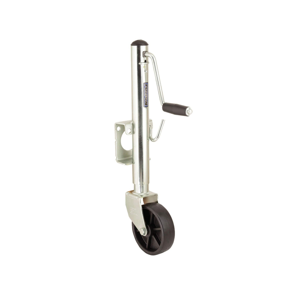Fulton Marine/Utility Swivel Jack, 1200-Pound With Weld-On, 6-Inch Wheel