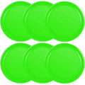 3 1/4 Inches Air Hockey Pucks 6 Pack Full Size Heavy Replacement Pucks for Game Tables Equipment Accessories (Green)