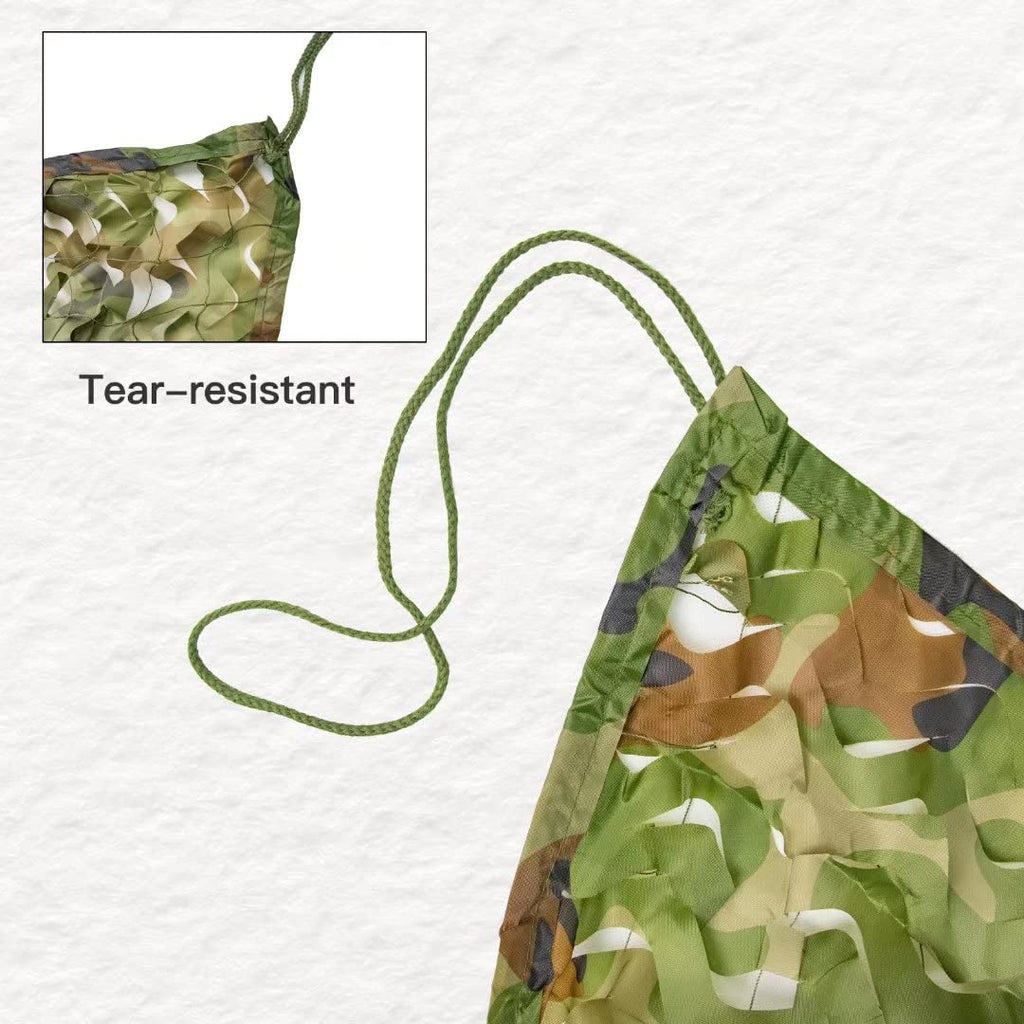 Loogu Camo Netting, Camouflage Netting For Sunshade, Camping, Shooting And Hunting And Many More (16.5X20Ft, 5Mx6M, Woodland Cam