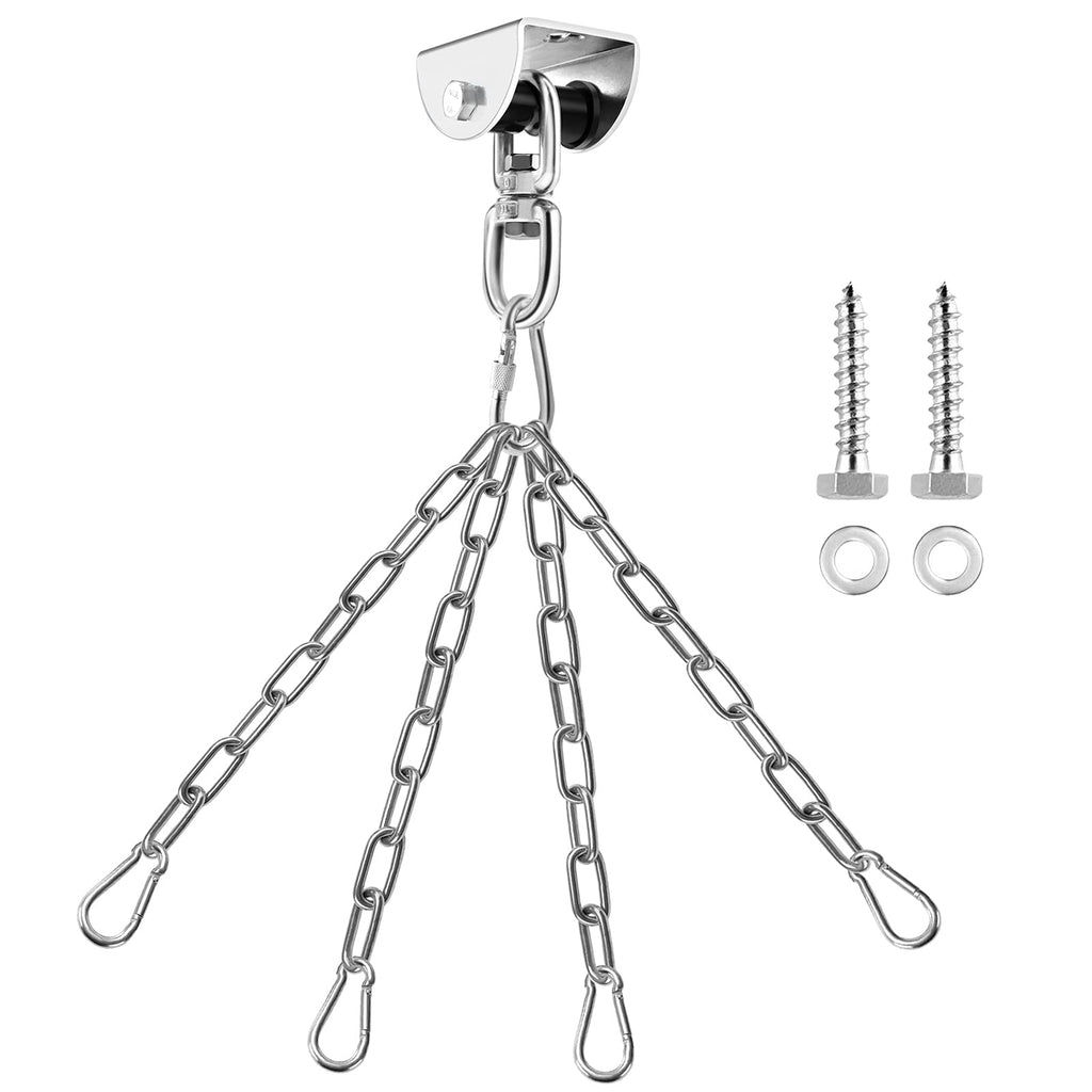 Eapele Heavy Bag Hangers Brackets For Wood Beam, Come With Heavy Bag Swivel Chain
