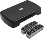 Yes4All Aerobic Step Platform With Adjustable Risers For Home Gym Fitness Workout - Cool Grey