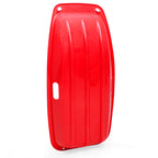 Best Choice Products 35In Kids Plastic Toboggan Snow Sled W/Pull Rope, 2 Handles - Red