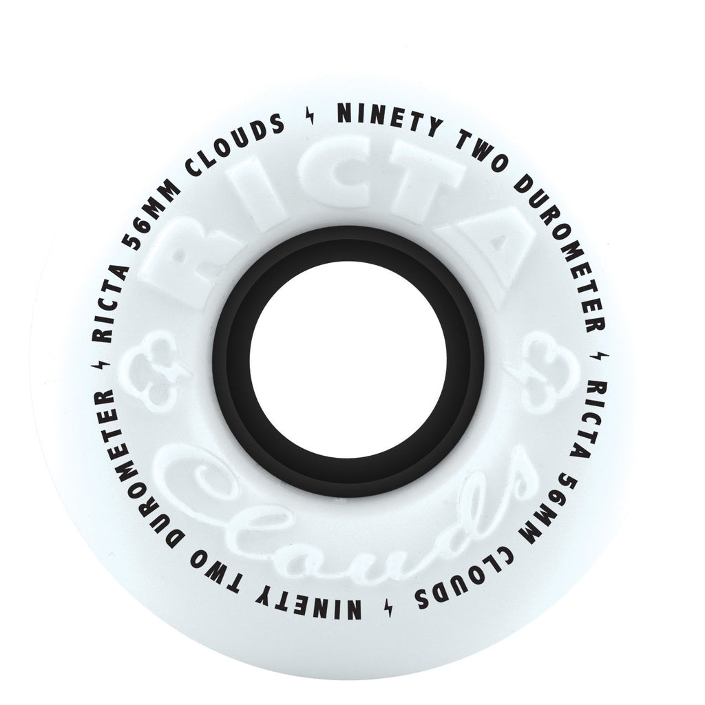 Ricta 56Mm Clouds Black 92A Skateboard Wheels