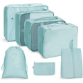 Gabaniz Packing Cubes, 8 Set Packing Cubes For Suitcase, Luggage Organizers For Travel Accessories With Toiletry Bag & Shoe Bag