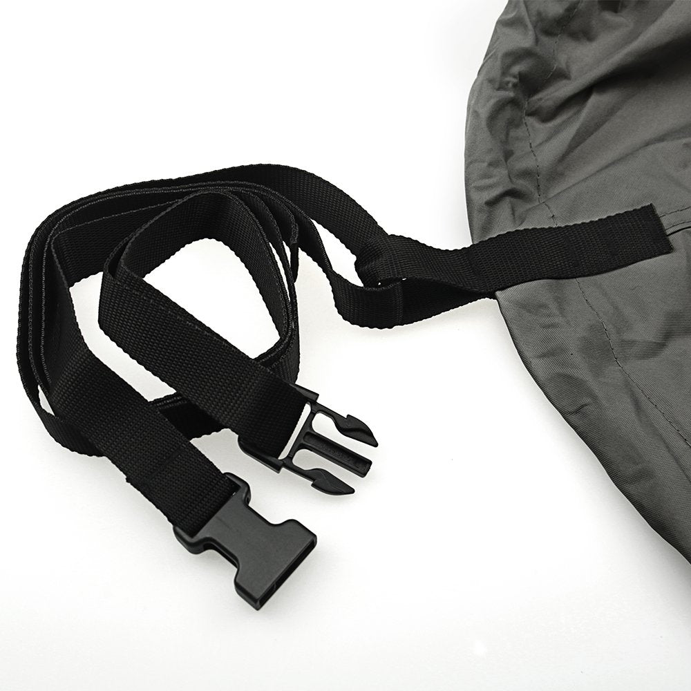 Msc Heavy Duty Oxford Ployester Made Trailerable Boat Cover,Fits V-Hull,Tri-Hull, Runabout Boat Cover (Model C - Length:16 '-18.