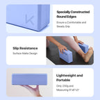 Yoga Blocks, High Density Eva Foam Blocks For Yoga, Pilates, Meditation, Aid Balance, Support And Deepen Poses - Non-Slip Lightw