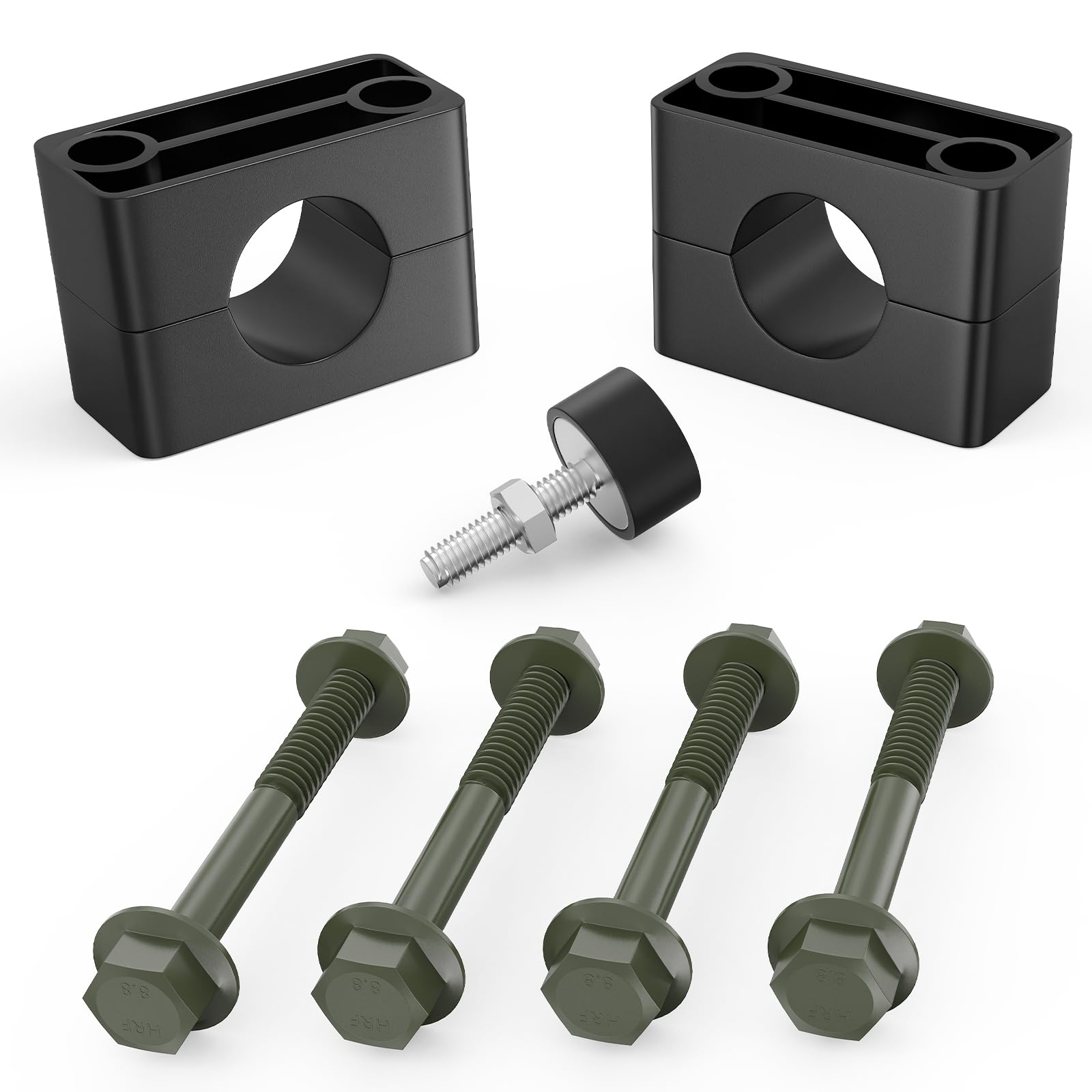 Panglong Club Car DS Brakes Block Mounting Set with Screw Nut, Club Car DS Brake Mounting Parts Suitable for 1981-Up Club Car DS