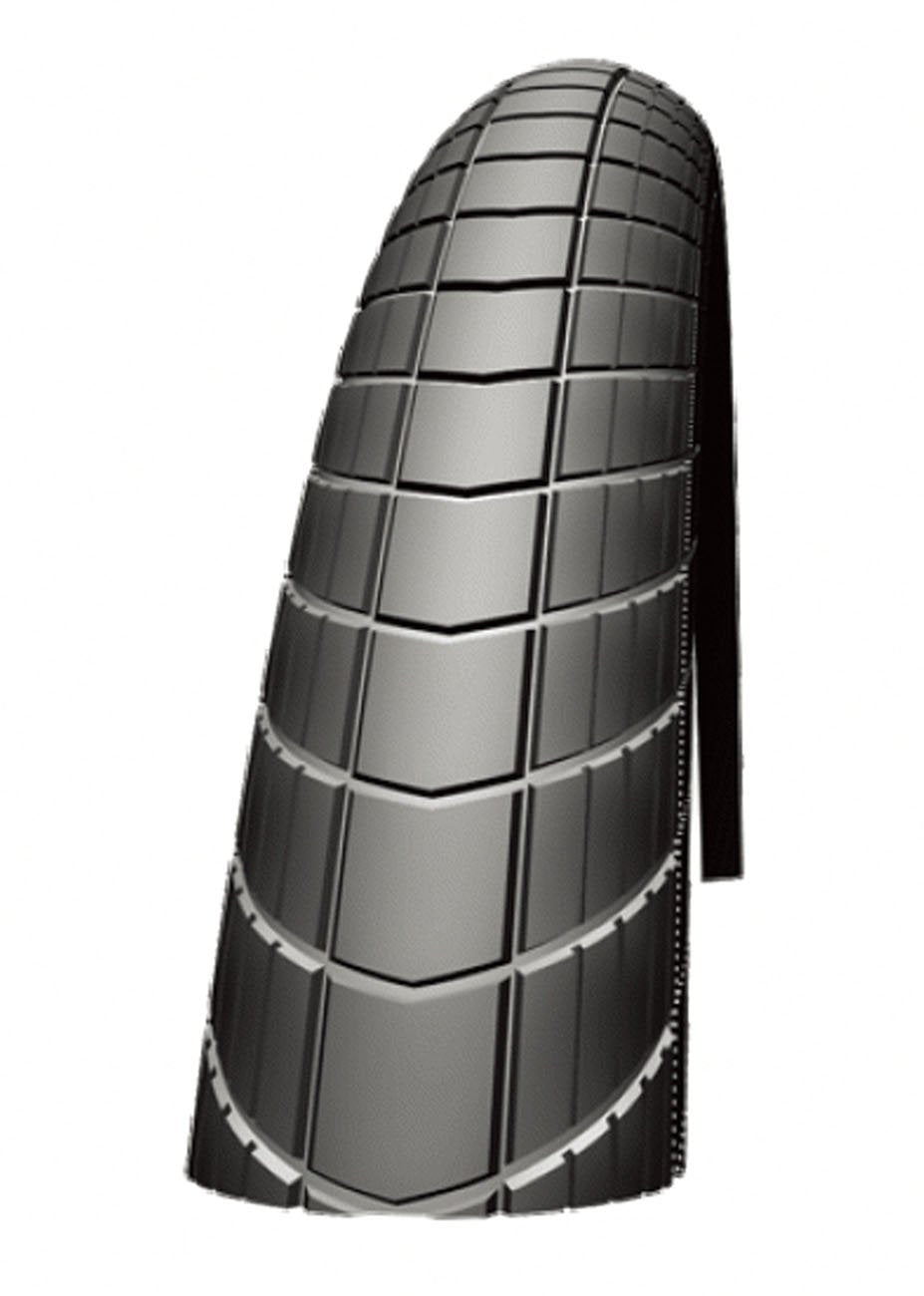 Schwalbe Big Apple Raceguard Rlx Wire Bead Tire, Black, 26 X 2.15-Inch