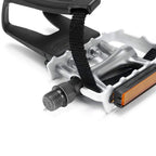 Newsty Bike Pedals With Clips And Straps For Outdoor Cycling And Indoor Stationary Bike 9/16-Inch Spindle Resin/Alloy Bicycle Pe
