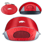 Ncaa Arkansas Razorbacks Manta Portable Beach Tent - Pop Up Tent - Beach Sun Shelter Pop Up