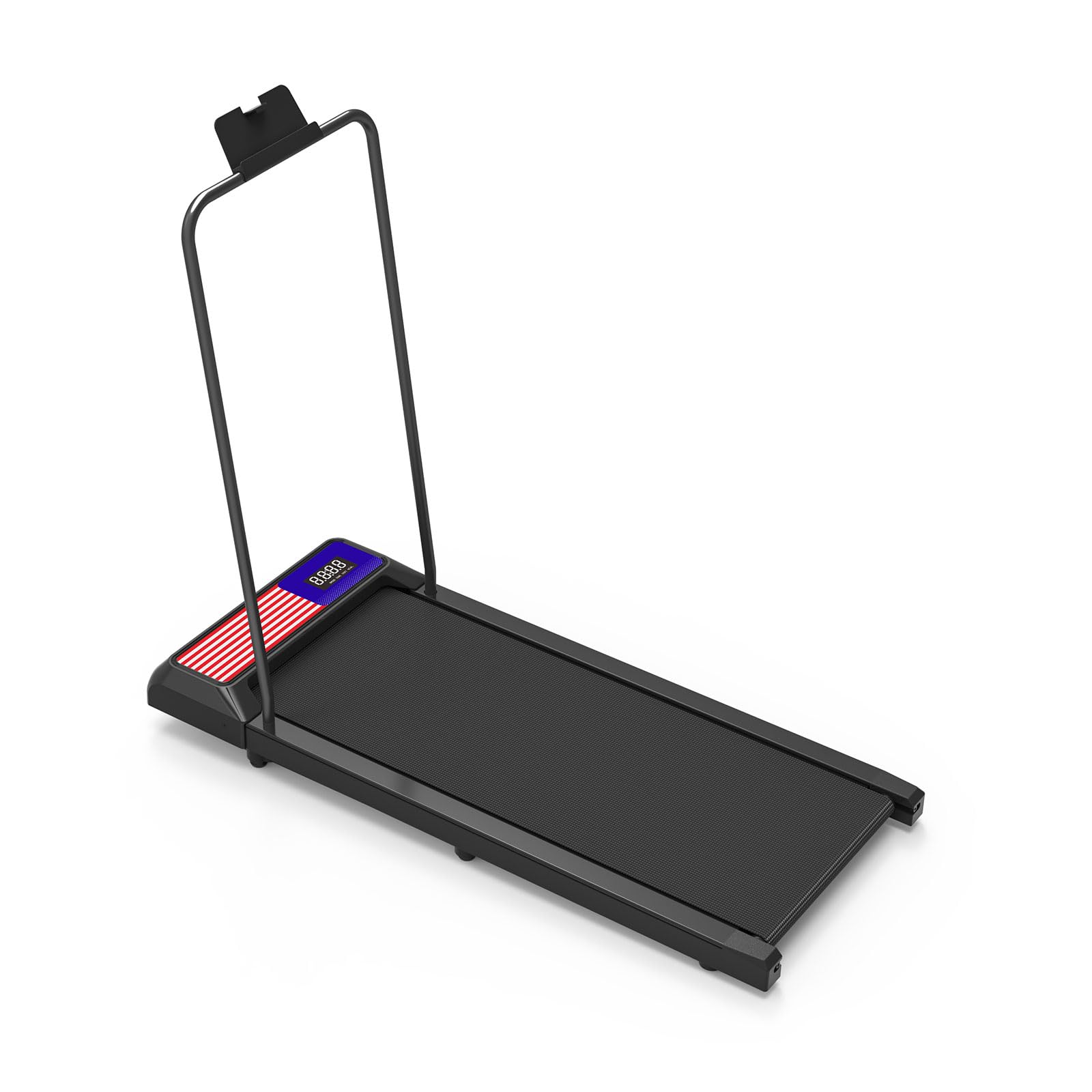 Cyclerade Walking Pad Treadmill With Handle Bar, 2.5 Hp, Portable Treadmill With App Remote Control, Sports Data Analysis, 5.0 M
