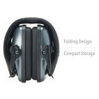 Howard Leight Honeywell Ademco Howard Leight Impact Sport With Bluetooth, Metallic Charcoal Gray With Cooling Gel Ear Pads (R-02