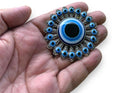 Blue Beads Home&Decor Magnets Sun Designturkish Evil Eye Fridge Magnet Refrigerator StickerSign Of Good Luck&Protection Unique