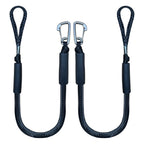 Bungee Dock Line Mooring Rope For Docking With Stainless Steel Clip Accessories For Boats Pwc, Built In Snubber, Kayak, Watercra