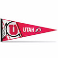 Rico Industries Ncaa Utah Utes Primary 12'' X 30'' Felt Wall D  Cor Pennant - Great For Home/Bed Room/Man Cave D  Cor