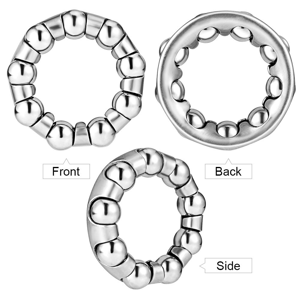 Lanturn Bike Ball Crank Bearing 14 Inch X 9 Balls,4 Pcs Ball Bearings For Bike Crank Bottom Bracket, Kidsstretch Bicycle, 14 Inc