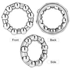 Lanturn Bike Ball Crank Bearing 14 Inch X 9 Balls,4 Pcs Ball Bearings For Bike Crank Bottom Bracket, Kidsstretch Bicycle, 14 Inc