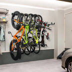 Ultrawall Stainless Steel Bike Storage Rack,6 Bike Storage Hanger Wall Mount For Home & Garage Holds Up To 300Lbs, Black