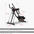 Fitlaya Fitness Ab Machine, Ab Workout Equipment For Home Gym, Height Adjustable Ab Trainer, Foldable Fitness Equipment With Res