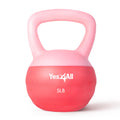 Yes4All Soft Kettlebell, PVC Kettlebells Exercise Weights & Color-Coded Strength Training Kettlebells with 4 Options (5,10,15,20