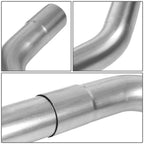 Dna Motoring Ztl-30Raw 16 Pcs 3 Inches Mild Steel Diy Custom Mandrel Exhaust Pipe Straight  U Bend Tube Kit,Universal Fit