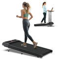Wellfit 10% Incline Walking Pad, Under Desk Treadmill For Home Office Small, Only 29Lb Lightweight Smart Treadmill With Mute Rem