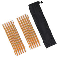 Kangteer Aluminum Rod Tent Pole 2 Pack 3.6M/11.8 Ft Alloy Bar Tent Pole Accessories Building Supporting Rod Pole Awning Frames K