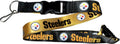 Aminco Nfl Pittsburgh Steelers Reversible Lanyard, Team Colors, One Size (Nfl-Ln-162-12)