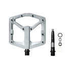 Crankbrothers Mtb Pedals Stamp 2 Large Raw And Silver