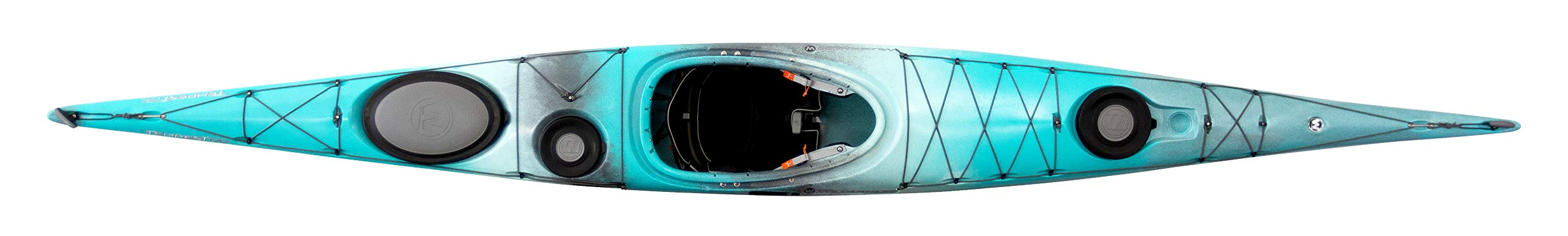 Wilderness Systems Tempest 170 | Sit Inside Touring Kayak | Adjustable Skeg - Phase 3 Air Pro Seating | 17 | Breeze Blue