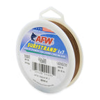 American Fishing Wire Surfstrand, Bare 1X7 Stainless Steel Leader Wire, 40 Lb Test, 0.015 Diameter, Camo, 300 Ft