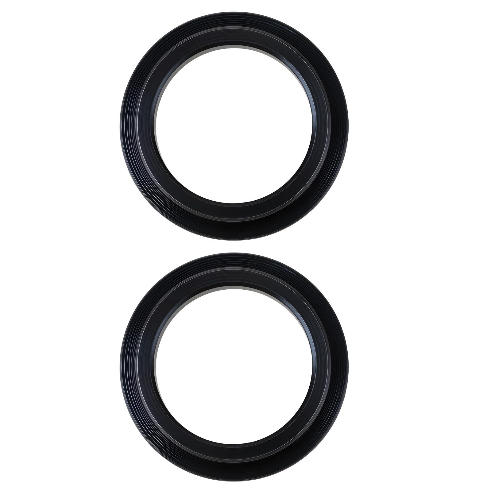 ECSiNG 2Pcs 24mm to 19mm Bike Crank Sprocket Adapter Ring Compatible with BMX 25T Chainring Conversion Spacer