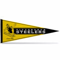 Rico Industries Nfl Football Pittsburgh Steelers Retro 12'' X 30'' Felt Wall D  Cor Pennant - Great For Home/Bed Room/Man Cave D