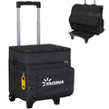 Cooler With Wheels And Handle, 50 Can Rolling Cooler, Portable Collapsible Soft Cooler With Wheels, Leakproof Insulated Wheeledc