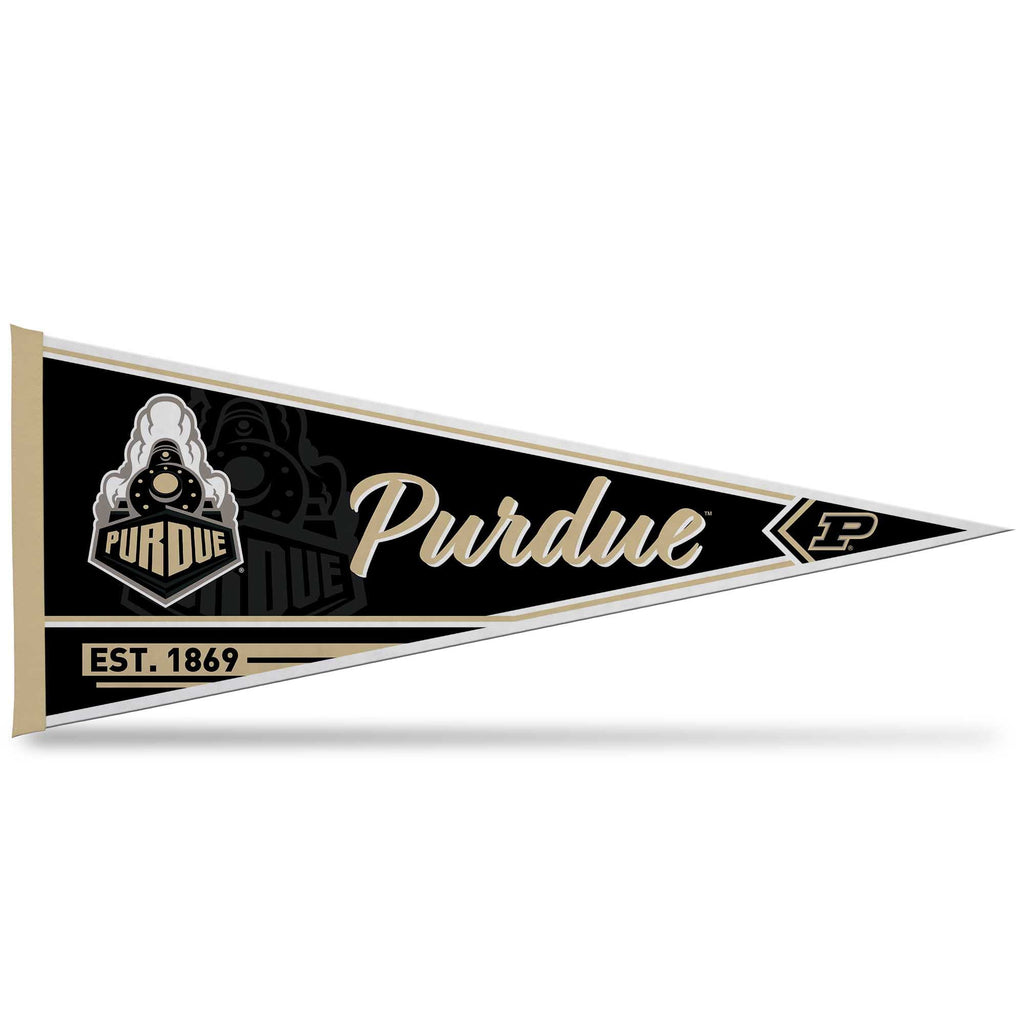 Rico Industries Ncaa Purdue Boilermakers Classic 12'' X 30'' Felt Wall D  Cor Pennant - Great For Home/Bed Room/Man Cave D  Cor