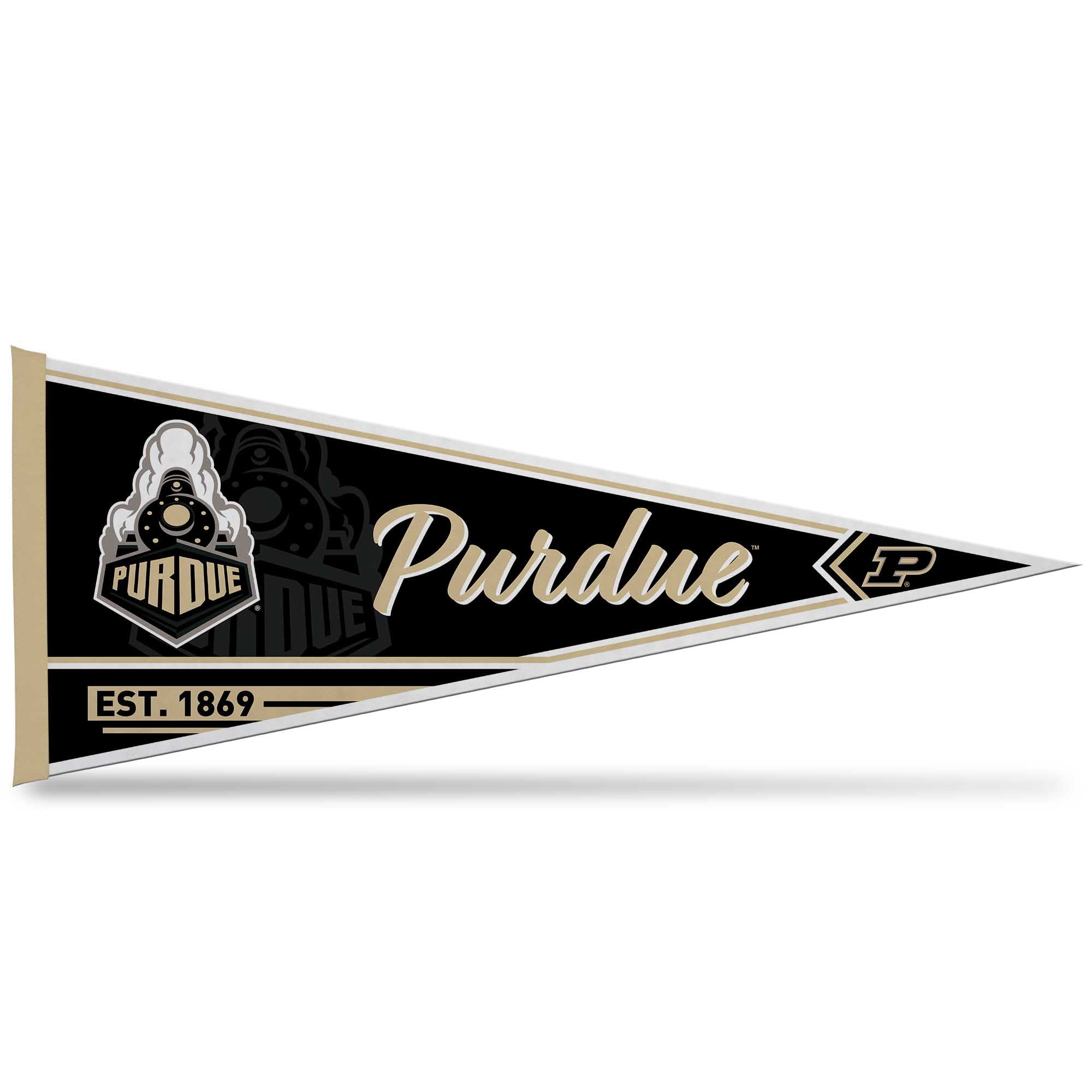 Rico Industries Ncaa Purdue Boilermakers Classic 12'' X 30'' Felt Wall D  Cor Pennant - Great For Home/Bed Room/Man Cave D  Cor