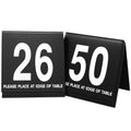 Cal-Mil 234-1-13 Break Resistant Number Tent, 3.5'' W X 2'' D X 3'' H, Black