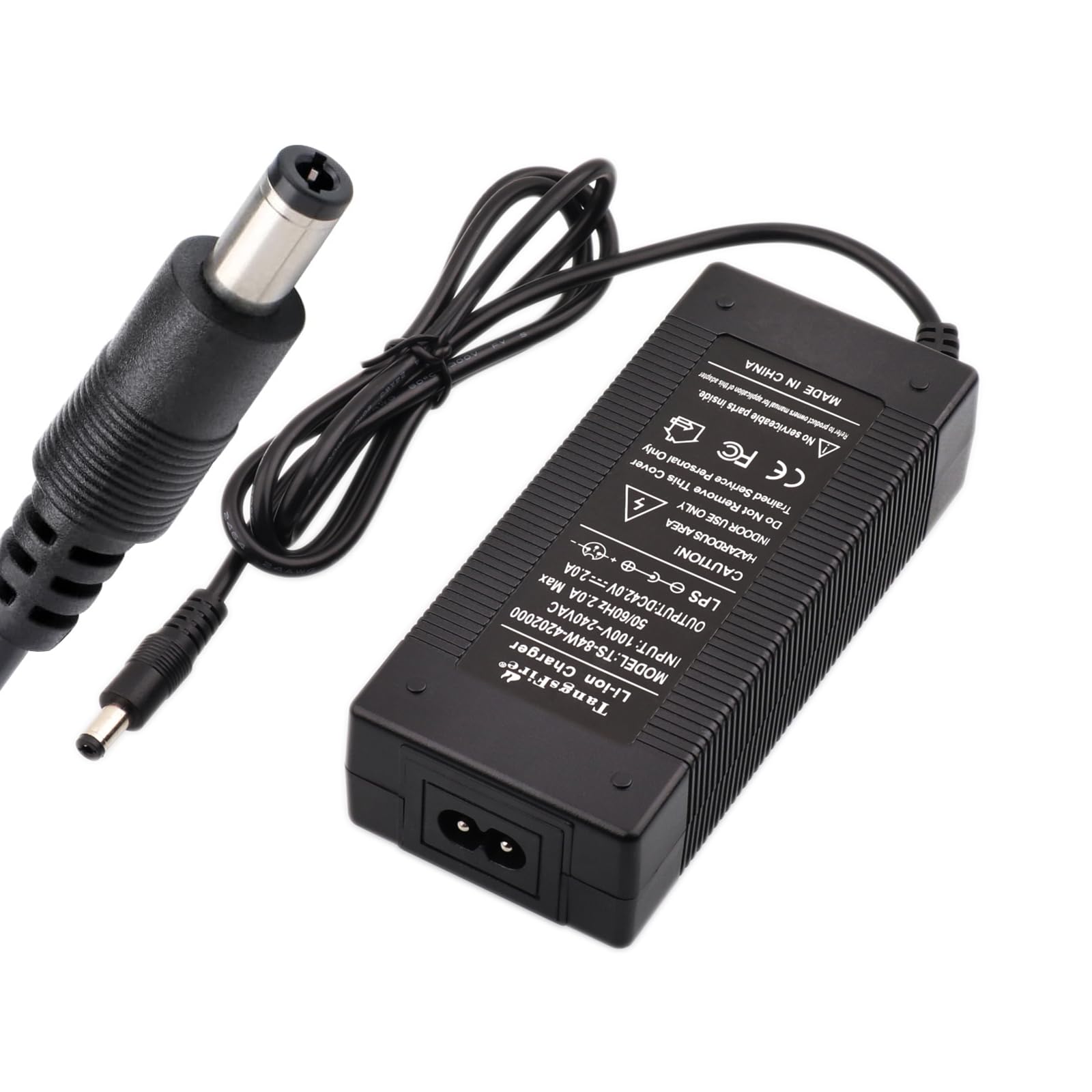 42V Charger Replacement Electric Scooter Charger 1 Prong Smart Universal For 36V Lithium Battery Compatible With Gotrax Jetson 3