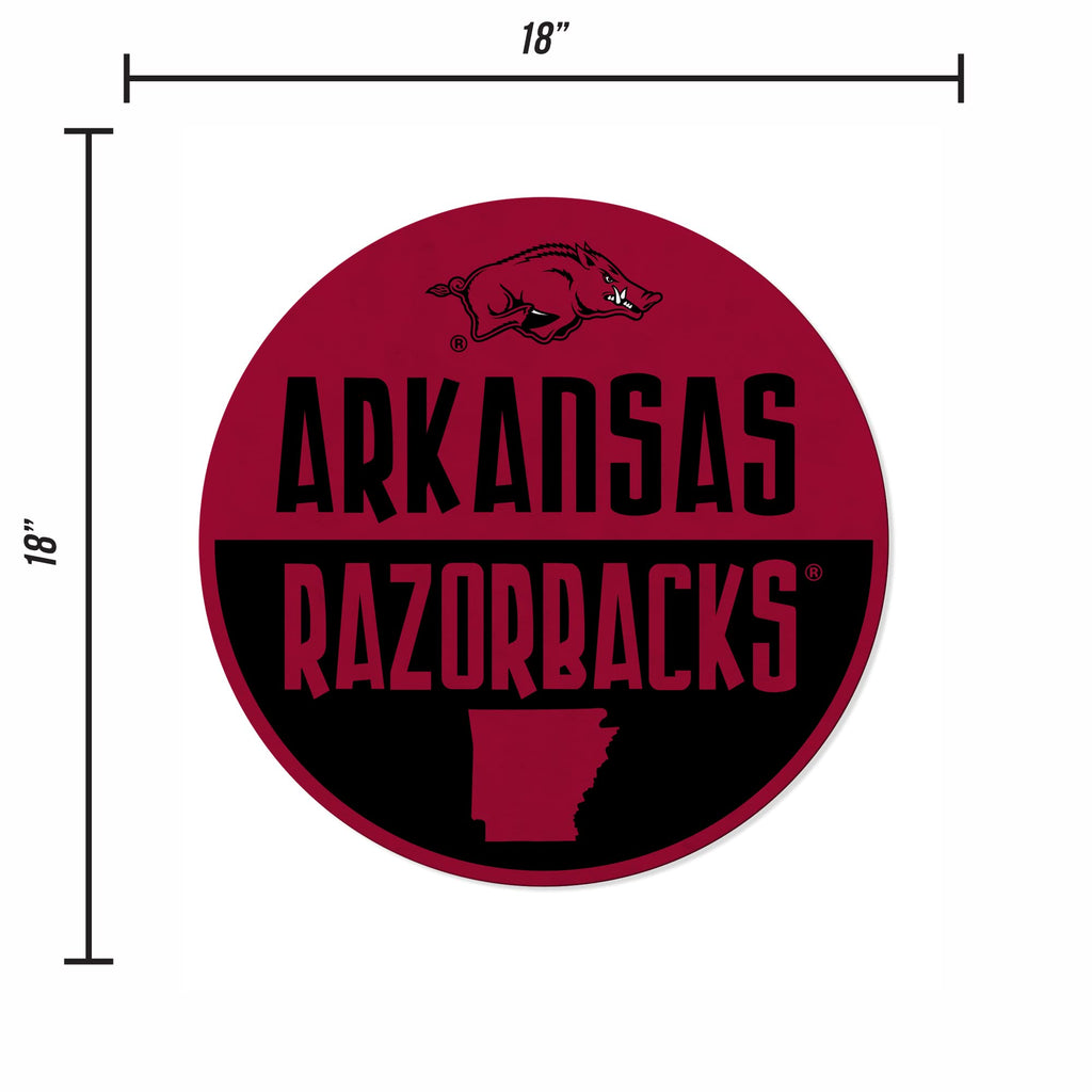 Rico Industries Ncaa Arkansas Razorbacks Classic Shape Cut Pennant - Home And Living Room D  Cor - Soft Felt Ez To Hang
