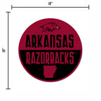 Rico Industries Ncaa Arkansas Razorbacks Classic Shape Cut Pennant - Home And Living Room D  Cor - Soft Felt Ez To Hang